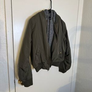 Active USA Khaki Bomber Jacket